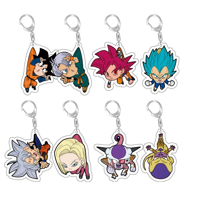 Dragon Ball Acrylic Pendant Keychains